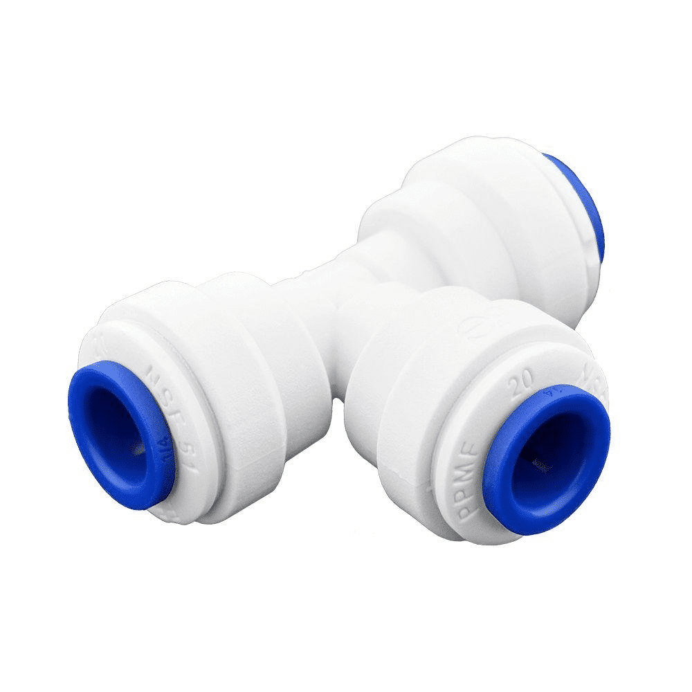 Union Tee Plastic Push-to-Connect 1/4" OD Tube Union Tee Plastic Push-to-Connect 1/4" OD Tube