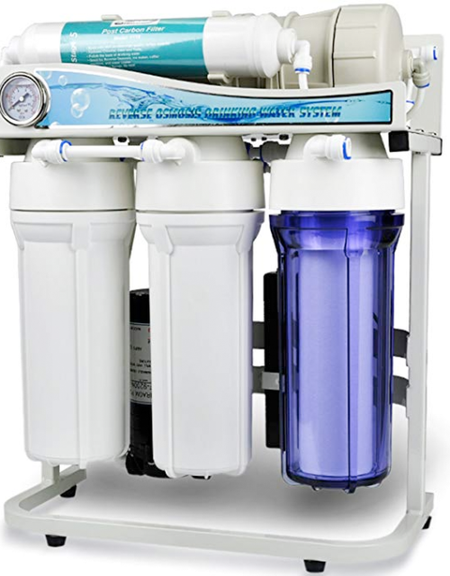 500 GPD Commercial Grade Tankless Reverse Osmosis Water Filter System