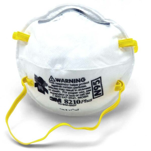 3M 8210 Particulate Respirator Mask - N95; 20-Pack