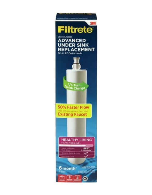 3M Filtrete 3US-PF01, 54417 Advanced Quick Change Under Sink Water Filter Cartridge
