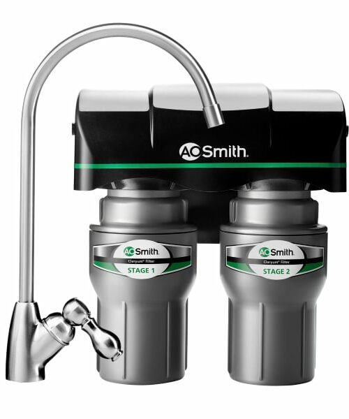 A.O. Smith AO-US-200 Dual-Stage Carbon Block Under Sink System