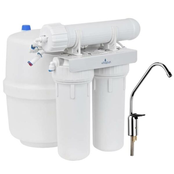 Vitapur VRO-3U 3-Stage Universal Reverse Osmosis Filtration System with Faucet