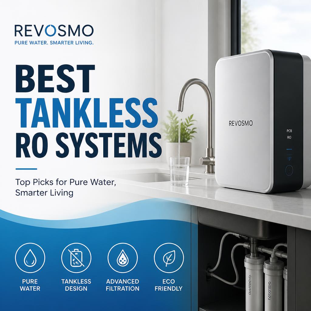 Best Tankless RO Systems Compact tankless reverse osmosis system installed under a kitchen sink