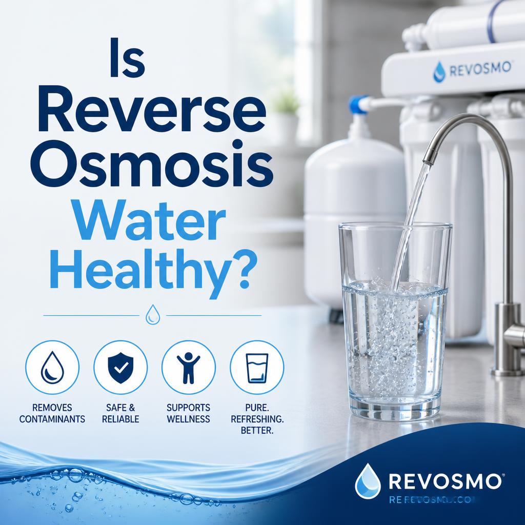 Is Reverse Osmosis Water Healthy? What You Need to Know Glass of reverse osmosis water from a home drinking water filtration system