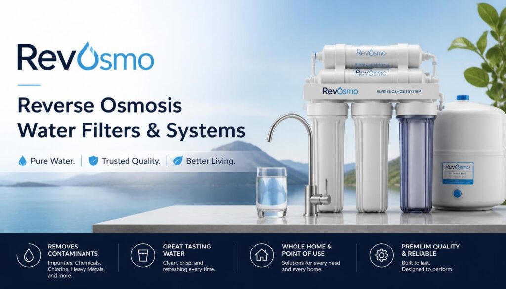 Reverse osmosis water filtration systems