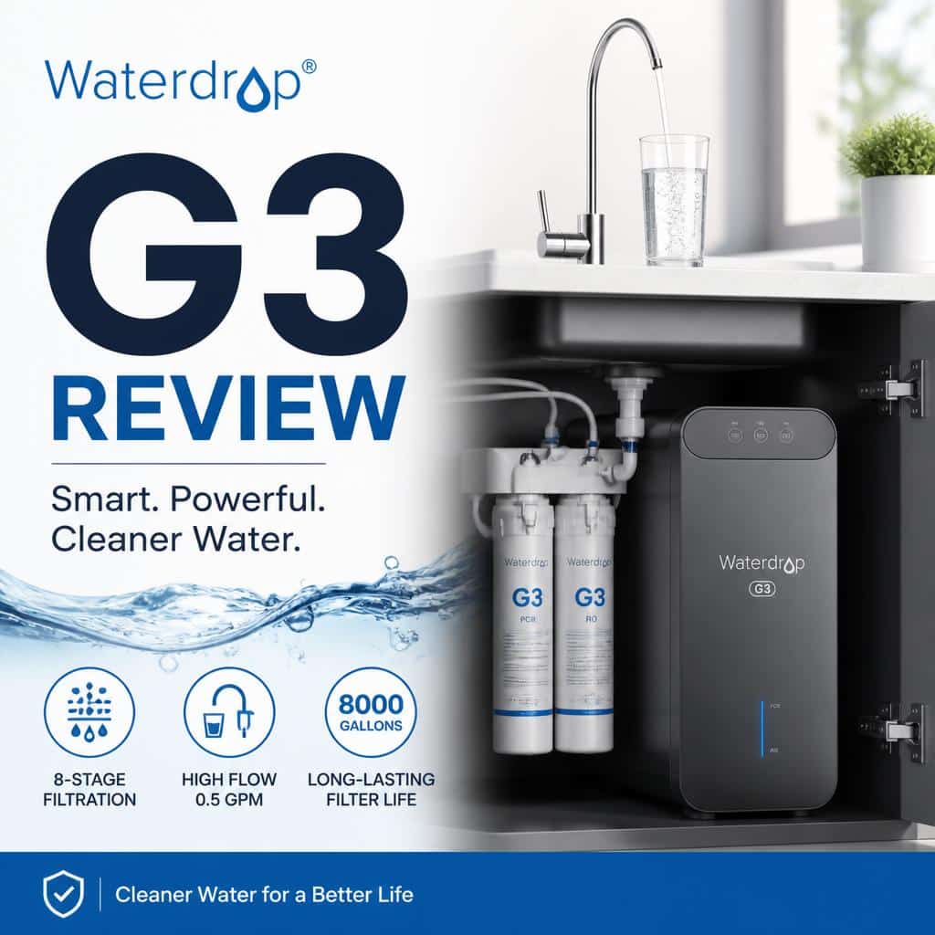 Waterdrop G3 Review Waterdrop G3 tankless reverse osmosis system