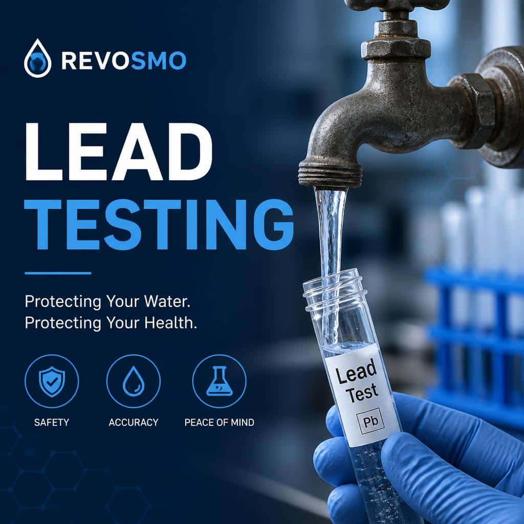 Lead Testing: How to Test Your Drinking Water for Lead Homeowner collecting a tap water sample for lead testing