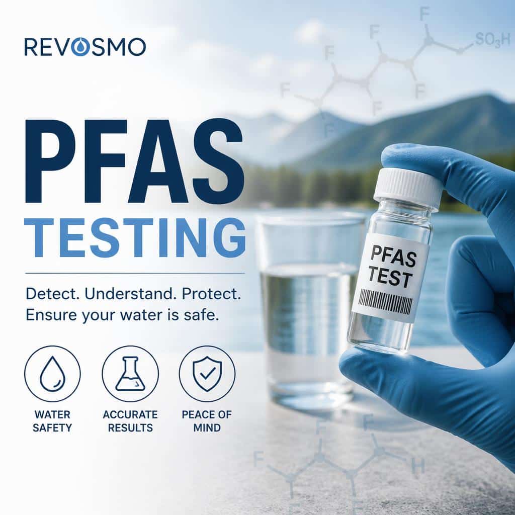 PFAS Testing: How to Test Your Drinking Water for PFAS Homeowner collecting a drinking water sample for PFAS testing