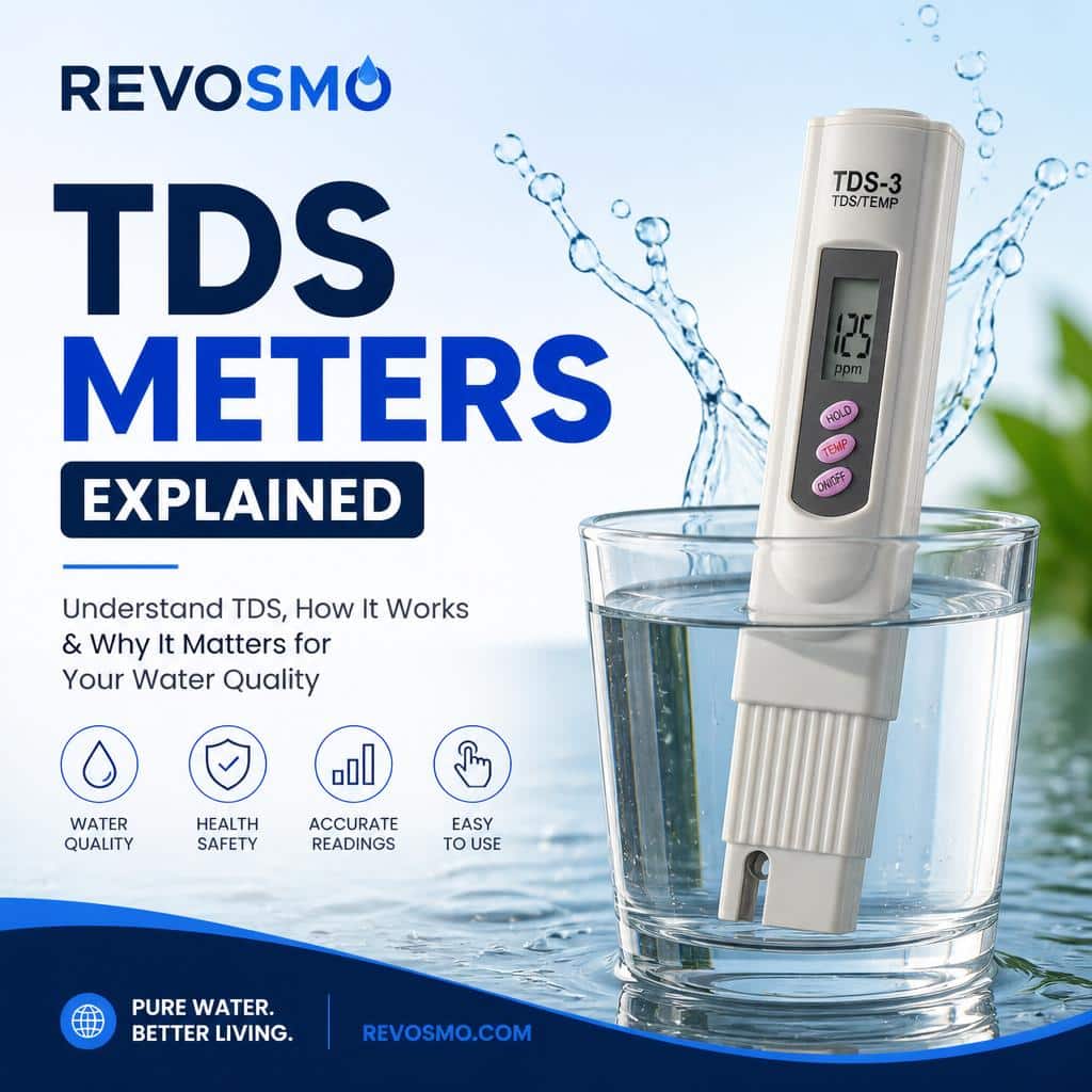 TDS Meters Explained: What They Measure and How to Read TDS Levels Handheld TDS meter testing drinking water
