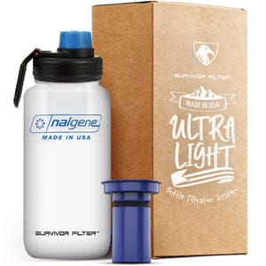 SURVIVOR FILTER(TM) Americana Ultra Light Water Bottle Filtration System